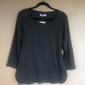 3/4 sleeve tunic t shirt Size L